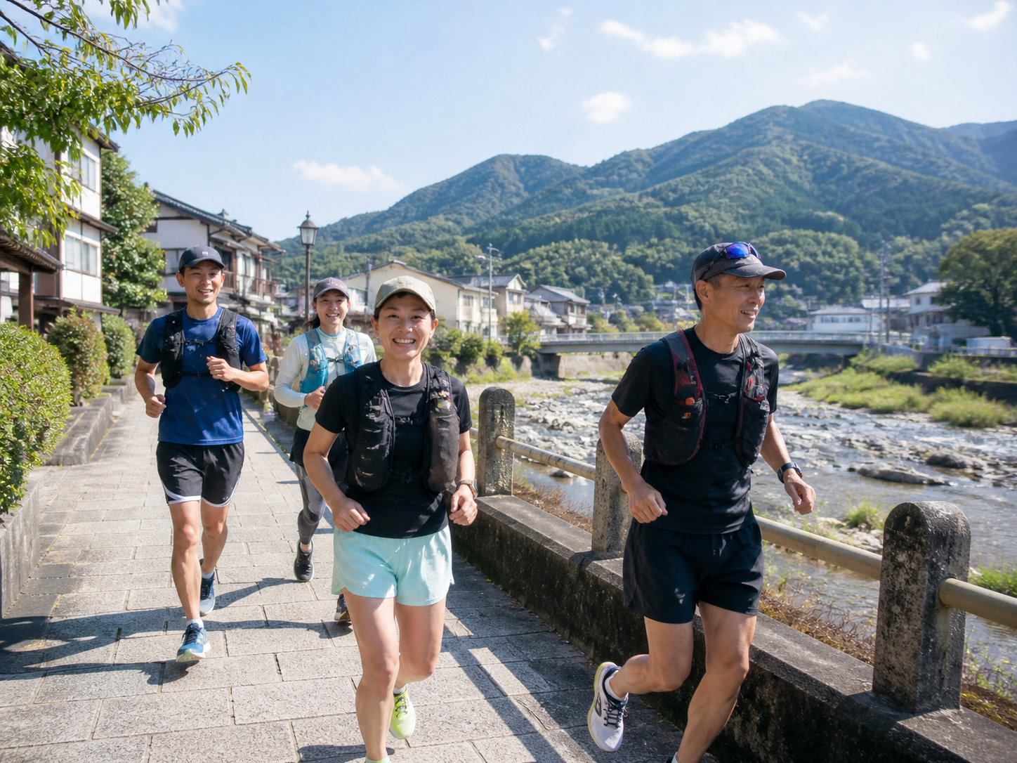 街と自然をつなぐランニング